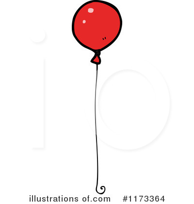 Red Balloon Clipart #1173364 by lineartestpilot