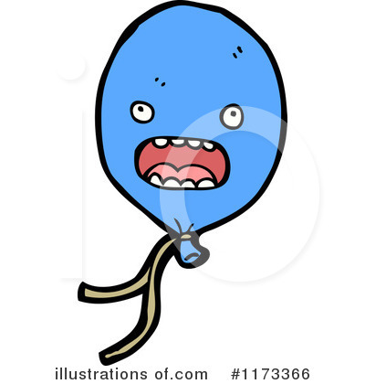 Royalty-Free (RF) Balloon Clipart Illustration by lineartestpilot - Stock Sample #1173366