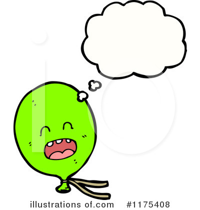 Royalty-Free (RF) Balloon Clipart Illustration by lineartestpilot - Stock Sample #1175408
