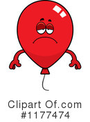 Balloon Clipart #1177474 by Cory Thoman