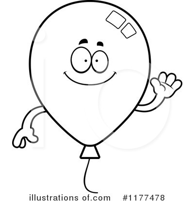 Royalty-Free (RF) Balloon Clipart Illustration by Cory Thoman - Stock Sample #1177478