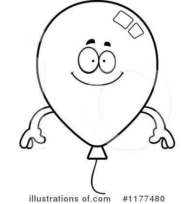 Royalty-Free (RF) Balloon Clipart Illustration by Cory Thoman - Stock Sample #1177480