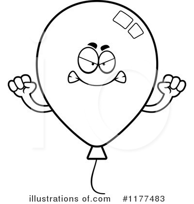 Royalty-Free (RF) Balloon Clipart Illustration by Cory Thoman - Stock Sample #1177483