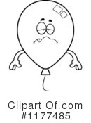 Balloon Clipart #1177485 by Cory Thoman