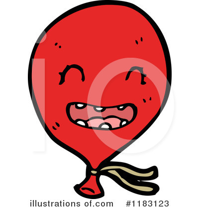 Royalty-Free (RF) Balloon Clipart Illustration by lineartestpilot - Stock Sample #1183123