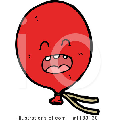 Royalty-Free (RF) Balloon Clipart Illustration by lineartestpilot - Stock Sample #1183130