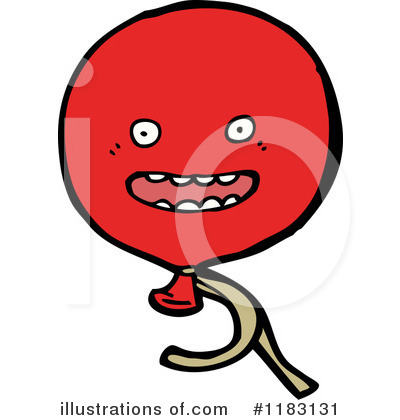 Royalty-Free (RF) Balloon Clipart Illustration by lineartestpilot - Stock Sample #1183131