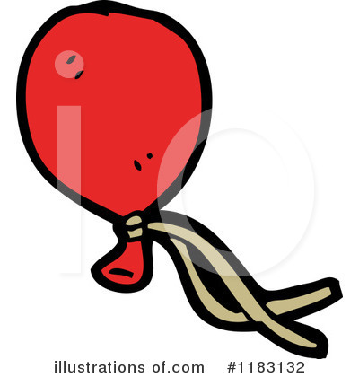Royalty-Free (RF) Balloon Clipart Illustration by lineartestpilot - Stock Sample #1183132