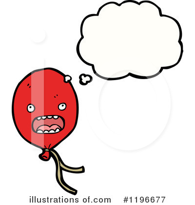 Royalty-Free (RF) Balloon Clipart Illustration by lineartestpilot - Stock Sample #1196677