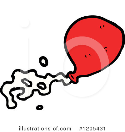 Royalty-Free (RF) Balloon Clipart Illustration by lineartestpilot - Stock Sample #1205431
