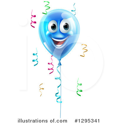 Royalty-Free (RF) Balloon Clipart Illustration by AtStockIllustration - Stock Sample #1295341