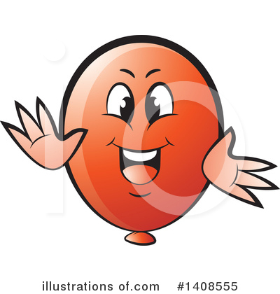 Balloons Clipart #1408555 by Lal Perera