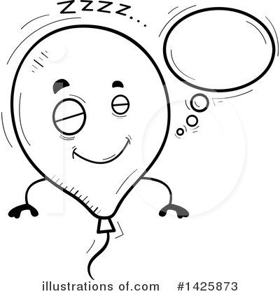 Royalty-Free (RF) Balloon Clipart Illustration by Cory Thoman - Stock Sample #1425873