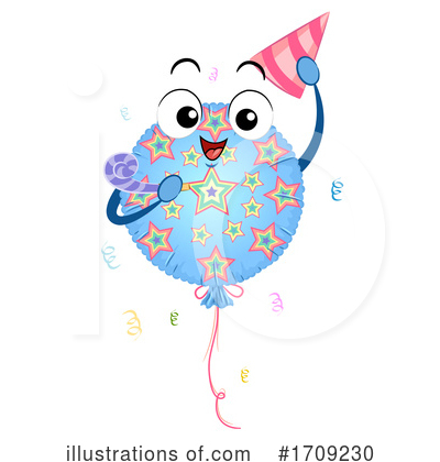 Royalty-Free (RF) Balloon Clipart Illustration by BNP Design Studio - Stock Sample #1709230