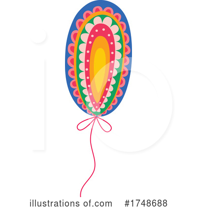 Royalty-Free (RF) Balloon Clipart Illustration by Vector Tradition SM - Stock Sample #1748688