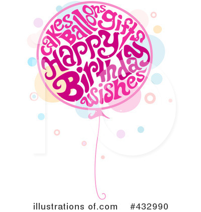 Royalty-Free (RF) Balloon Clipart Illustration by BNP Design Studio - Stock Sample #432990
