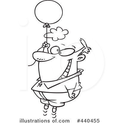 Royalty-Free (RF) Balloon Clipart Illustration by toonaday - Stock Sample #440455