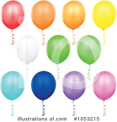 Royalty-Free (RF) Balloons Clipart Illustration by dero - Stock Sample #1053215