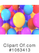 Balloons Clipart #1063413 by BNP Design Studio