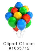 Balloons Clipart #1065712 by stockillustrations