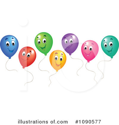 Balloons Clipart #1090577 by visekart