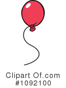 Balloons Clipart #1092100 by Johnny Sajem