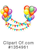 Balloons Clipart #1354961 by vectorace
