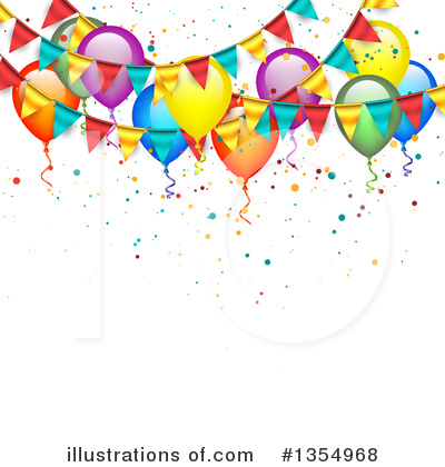 Balloons Clipart #1354968 by vectorace