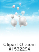 Balloons Clipart #1532294 by KJ Pargeter