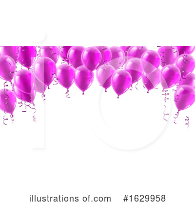 Royalty-Free (RF) Balloons Clipart Illustration by AtStockIllustration - Stock Sample #1629958