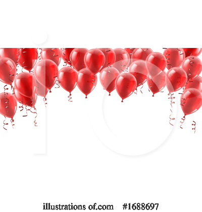 Royalty-Free (RF) Balloons Clipart Illustration by AtStockIllustration - Stock Sample #1688697