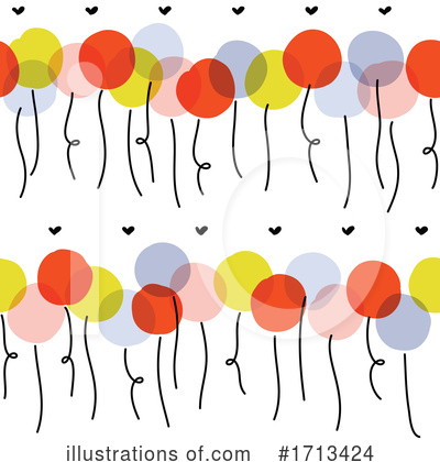 Royalty-Free (RF) Balloons Clipart Illustration by elena - Stock Sample #1713424