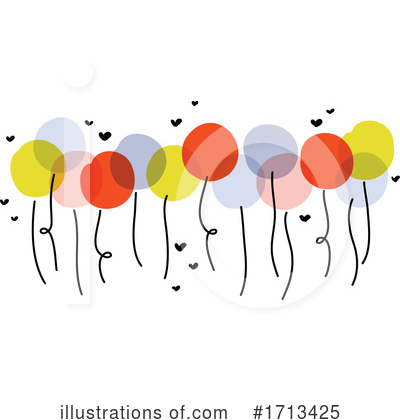 Royalty-Free (RF) Balloons Clipart Illustration by elena - Stock Sample #1713425