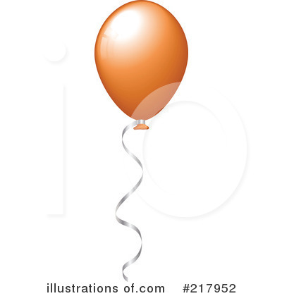 Royalty-Free (RF) Balloons Clipart Illustration by KJ Pargeter - Stock Sample #217952