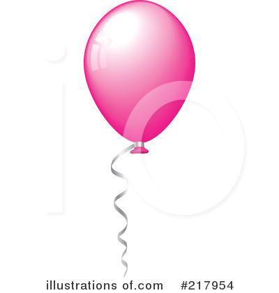 Royalty-Free (RF) Balloons Clipart Illustration by KJ Pargeter - Stock Sample #217954