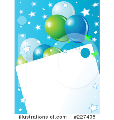 Royalty-Free (RF) Balloons Clipart Illustration by Pushkin - Stock Sample #227405