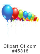 Balloons Clipart #45318 by Oligo
