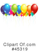 Balloons Clipart #45319 by Oligo