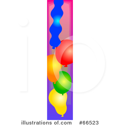 Royalty-Free (RF) Balloons Clipart Illustration by Prawny - Stock Sample #66523