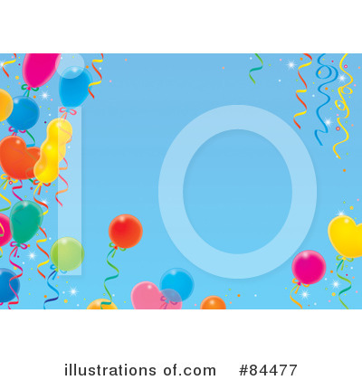 Royalty-Free (RF) Balloons Clipart Illustration by Alex Bannykh - Stock Sample #84477