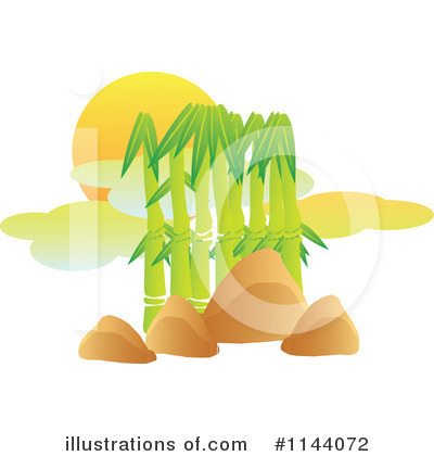 Royalty-Free (RF) Bamboo Clipart Illustration by YUHAIZAN YUNUS - Stock Sample #1144072