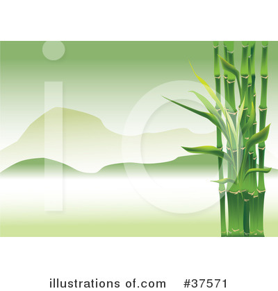 Royalty-Free (RF) Bamboo Clipart Illustration by Eugene - Stock Sample #37571