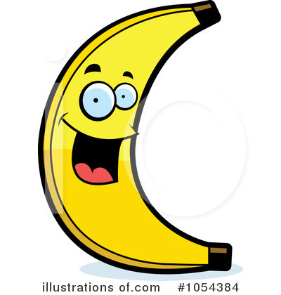 Royalty-Free (RF) Banana Clipart Illustration by Cory Thoman - Stock Sample #1054384