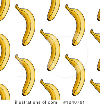 Royalty-Free (RF) Banana Clipart Illustration by Vector Tradition SM - Stock Sample #1240761