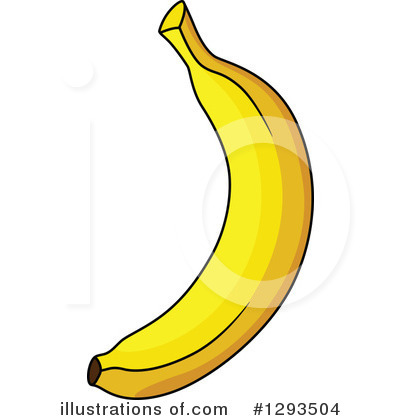 Royalty-Free (RF) Banana Clipart Illustration by Vector Tradition SM - Stock Sample #1293504
