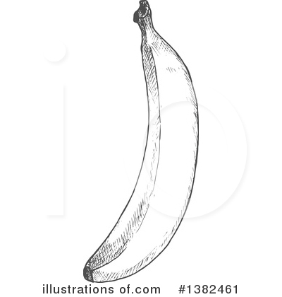 Royalty-Free (RF) Banana Clipart Illustration by Vector Tradition SM - Stock Sample #1382461