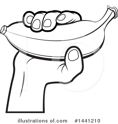 Royalty-Free (RF) Banana Clipart Illustration by Lal Perera - Stock Sample #1441210