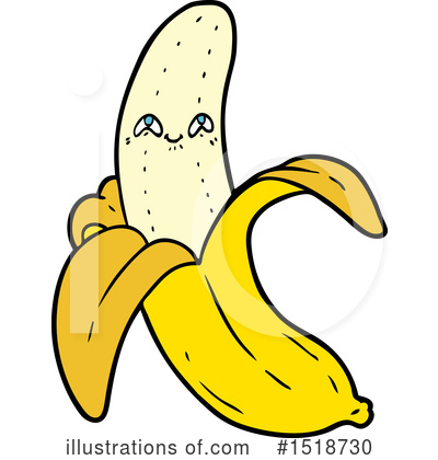 Royalty-Free (RF) Banana Clipart Illustration by lineartestpilot - Stock Sample #1518730