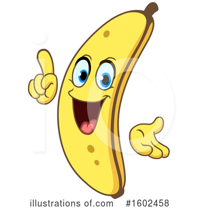Royalty-Free (RF) Banana Clipart Illustration by yayayoyo - Stock Sample #1602458
