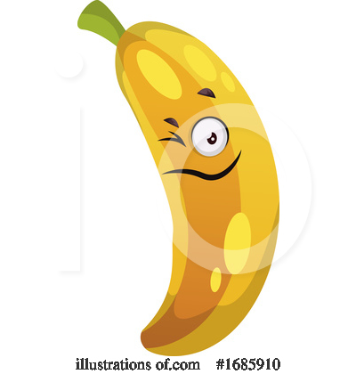 Royalty-Free (RF) Banana Clipart Illustration by Morphart Creations - Stock Sample #1685910
